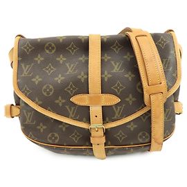 Louis Vuitton Saumur Monogram Canvas 30 Marron