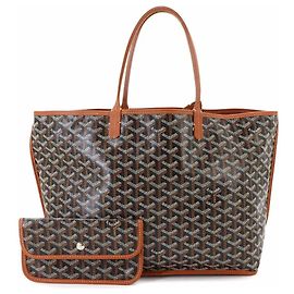 Sac Cabas Réversible Goyard Anjou PM Marron Noir