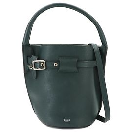 Céline Bolso Bucket Nano Celine Verde