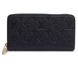 Portefeuille Zippy Monogram Empreinte Louis Vuitton Noir