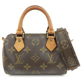 Louis Vuitton Speedy Mini HL Monogram Canvas Marrone