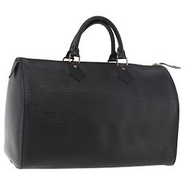 Louis Vuitton Speedy Epi Leather 35 Preto