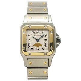 Orologio da donna Cartier Santos Galbee SM Moon Phase Two-Tone Altro