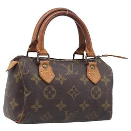 Louis Vuitton Speedy Mini HL Monogram Canvas Brown