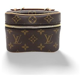 Louis Vuitton Nice Vanity Case Monogram Canvas Nano Marrom