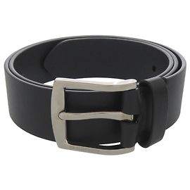 Cintura in pelle Burberry Nero Argento