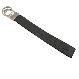 Bottega Veneta Leather Black Keyring Black