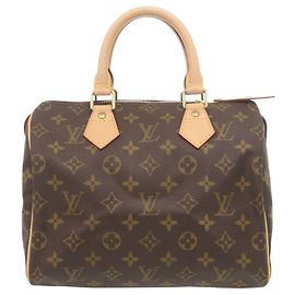 Bolso Louis Vuitton Speedy 25 Monogram Castaño Monograma