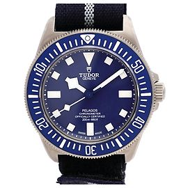 Autre Marque Orologio da uomo Tudor Pelagos FXD 25707B 25 Quadrante Blu Altro