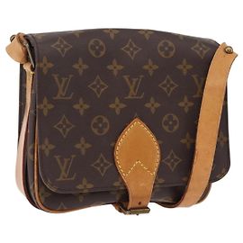 LOUIS VUITTON Monogram Cartouchiere MM Shoulder Bag M51253 LV Auth ka6304 Monograma