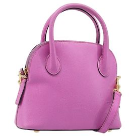Céline Bolsa de mão CELINE em couro 2way Pink Gold Tone Auth 205901A Rosa Outro
