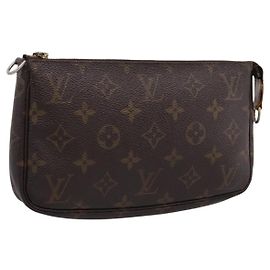 LOUIS VUITTON Monogram Pochette Accessoires Pouch M51980 LV Auth bs37381 Monograma