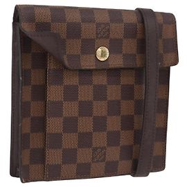 LOUIS VUITTON Damier Ebene Pimlico Shoulder Bag N45272 LV Auth ka6330 Damier ebene