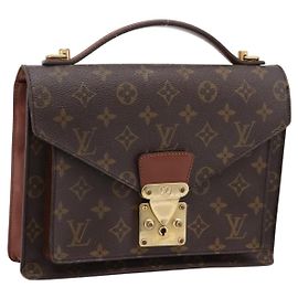 Bolso de mano LOUIS VUITTON Monogram Monceau 26 M51187 LV Auth bs37130 Monograma