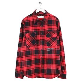 Giacca rossa in cotone Off White Uomo L Rosso