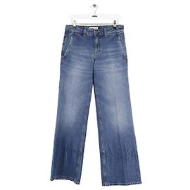 Vaqueros Wide Leg Victoria Beckham Azules Algodón Azul