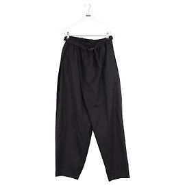Yves Saint Laurent Weite Hose in Anthrazit Anthrazitgrau