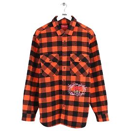 Supreme Orange Wool Jacket Men L Orange
