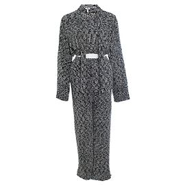 Loewe, Strick-Twinset aus Lurex Mehrfarben