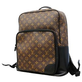 Louis Vuitton Monogram Macassar Dean Backpack Brown Black