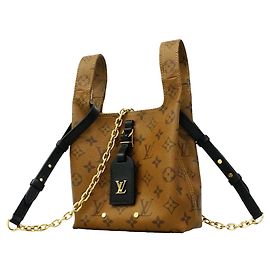 Bolsa Louis Vuitton Monogram Reverse Atlantis BB Castanho claro