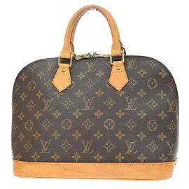 Louis Vuitton Alma Monogram Canvas PM Brown