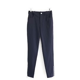 Louis Vuitton Navy Blue Zip Ankle Pants Dark blue