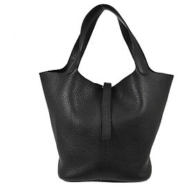 Hermès Hermes Picotin Clemence GM Nero