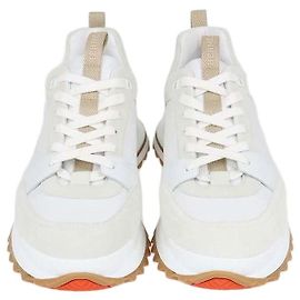 Hermès Baskets Leader en cuir blanc Hermes Blanc