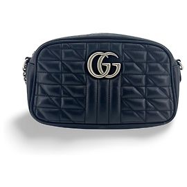 Gucci GG Marmont Matelasse Leather Mini Black