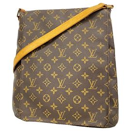 Borsa a tracolla Louis Vuitton Monogram Musette M51256 Marrone