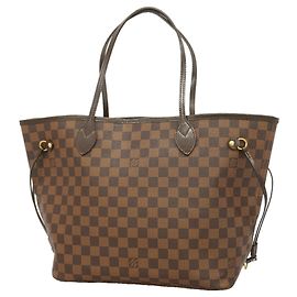 Sac Cabas Louis Vuitton Damier Neverfull MM Damier ebène