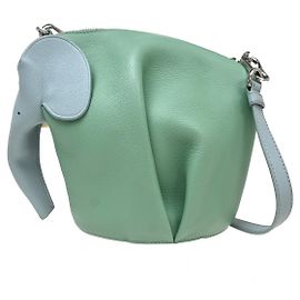 Loewe Elephant Münzbeutel aus Leder Mehrfarben