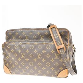 Bolsa de Ombro Louis Vuitton Nil Monogram Canvas Marrom