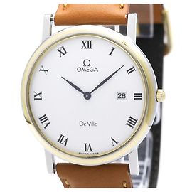 Relógio de pulso OMEGA De Ville em ouro 18K e aço Quartz Outro