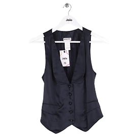 Cárdigan Sonia Rykiel de seda negro Negro