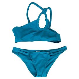 Hermès Badeanzug Blau Blau