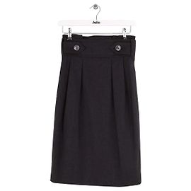 Yves Saint Laurent wool skirt anthracite Dark grey