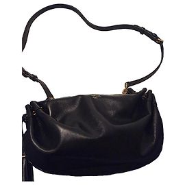 Lancel Borsa a Tracolla in Pelle Nera Nero