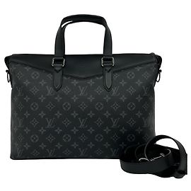 Bolso de hombro Louis Vuitton Explorer Monogram Eclipse de piel Negro