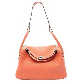 Hermès Sac à épaule Hermes Lindy 30 Orange