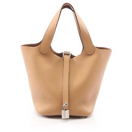 Hermès Borsa Hermes Picotin Lock PM Marrone
