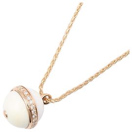 Piaget Possession Chalcedon Diamantenhalskette Weiß Golden Andere