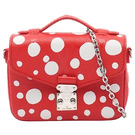 Louis Vuitton LV x YK Metis Monogram Empreinte Infinity Dot Handtasche Rot