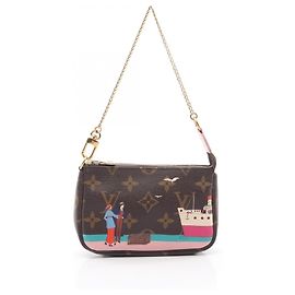 Louis Vuitton Mini Pochette Accessoires Marrom Multicor