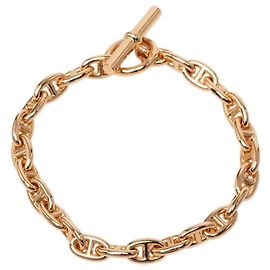 Hermès Bracciale con ciondolo Hermes Pink Gold D'oro