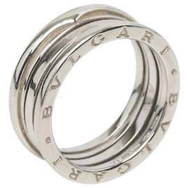 Bulgari Anel Bvlgari B-zero1 de 3 bandas em ouro branco Dourado