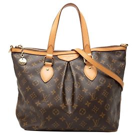 Louis Vuitton Monogram Palermo PM Schultertasche Braun