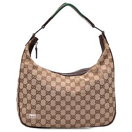 Gucci Beige Medium GG Canvas Pop Shoulder Bag Beige