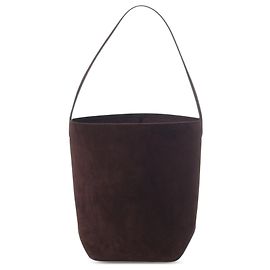 The Row Brown Medium Suede Edge NS Park Tote Brown Dark brown